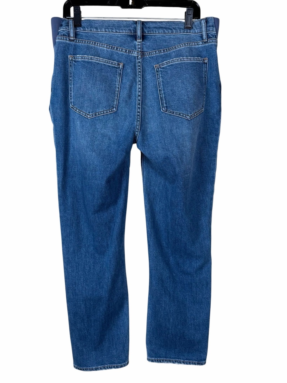 HATCH Maternity Jeans Size 28 Blue Indigo Medium Wash Belly Stretch Panels - Picture 2 of 8